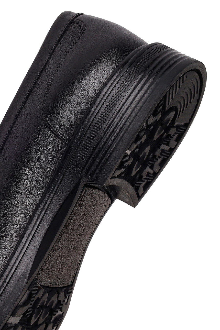 Erkek Siyah Deri Casual Loafer