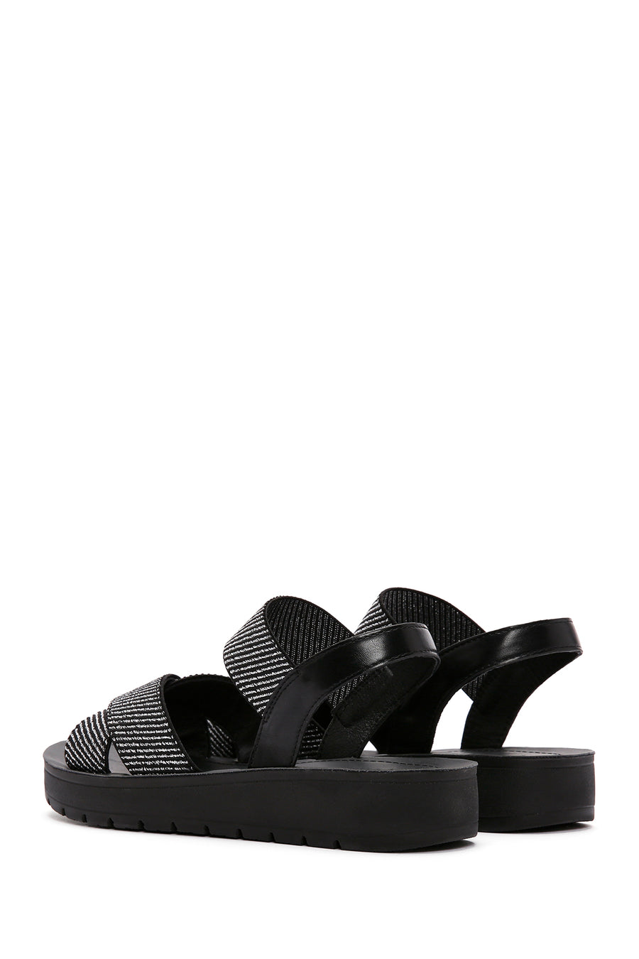 Women's Black Ankle Strap Sandals