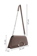 Women's Grey Chain Strap Crossbody Bag | Derimod