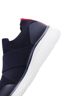 Women's Navy Blue Thick Soled Sneaker | Derimod