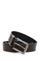 Men's Brown Leather Belt | Derimod