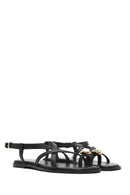 Kadın Siyah Tokalı Parmak Arası Sandalet | Derimod