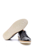 Men's Perforated Leather Sneaker | Derimod