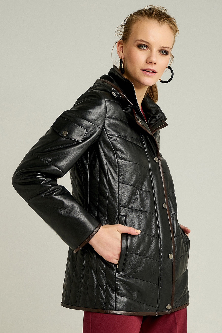 Sharon Women's Leather Jacket