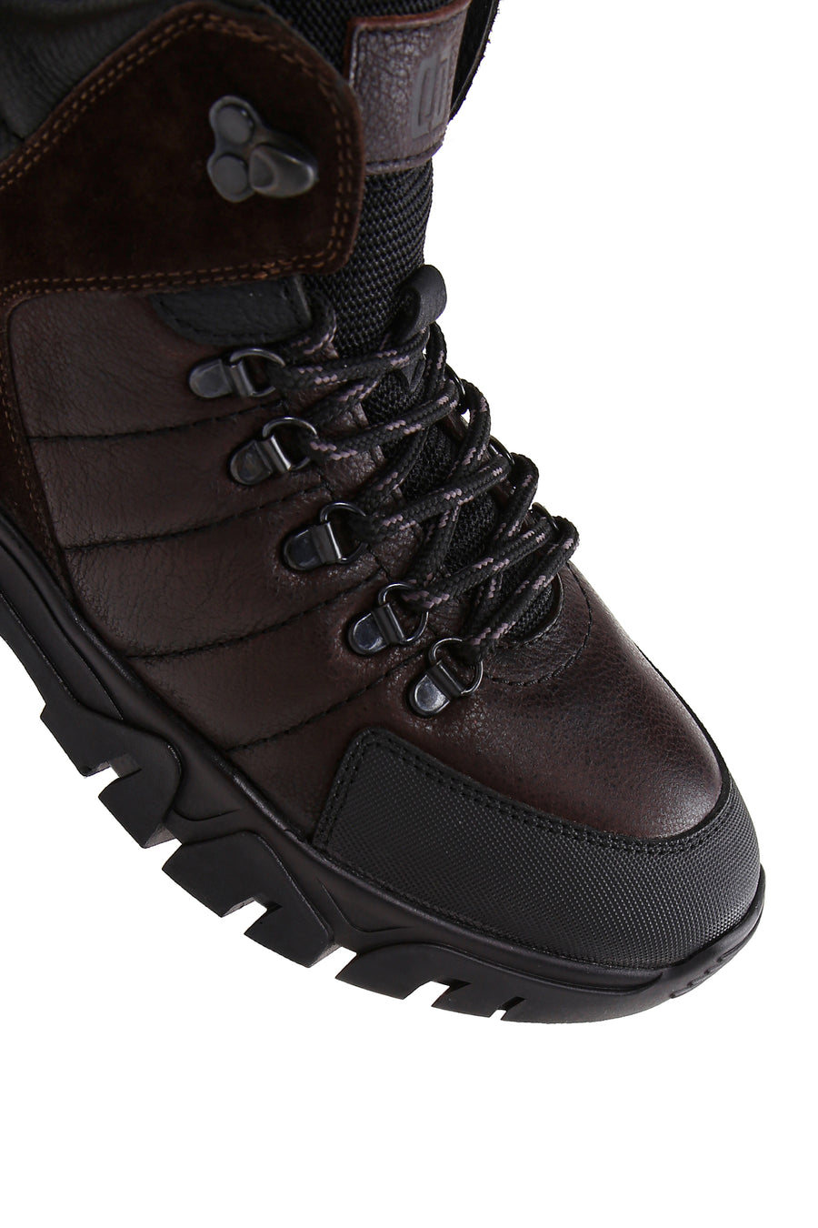 Men's Brown Leather Sports Boots