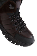 Men's Brown Leather Sports Boots | Derimod