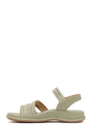 Women's Green Chunky Sole Comfort Sandals | Derimod