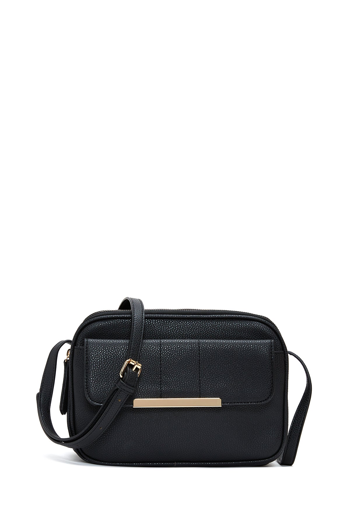 Women's Black Long Strap Crossbody Bag 24WBD2606FT | Derimod