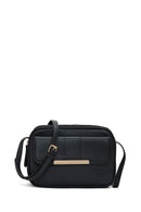 Women's Black Long Strap Crossbody Bag | Derimod