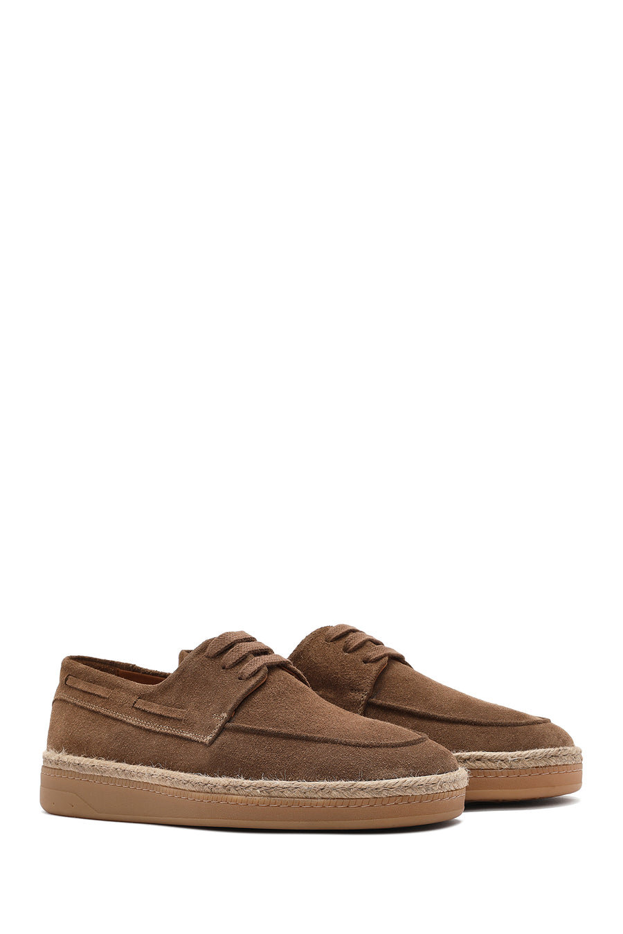 Men's Mink Lace-Up Suede Leather Casual Shoes