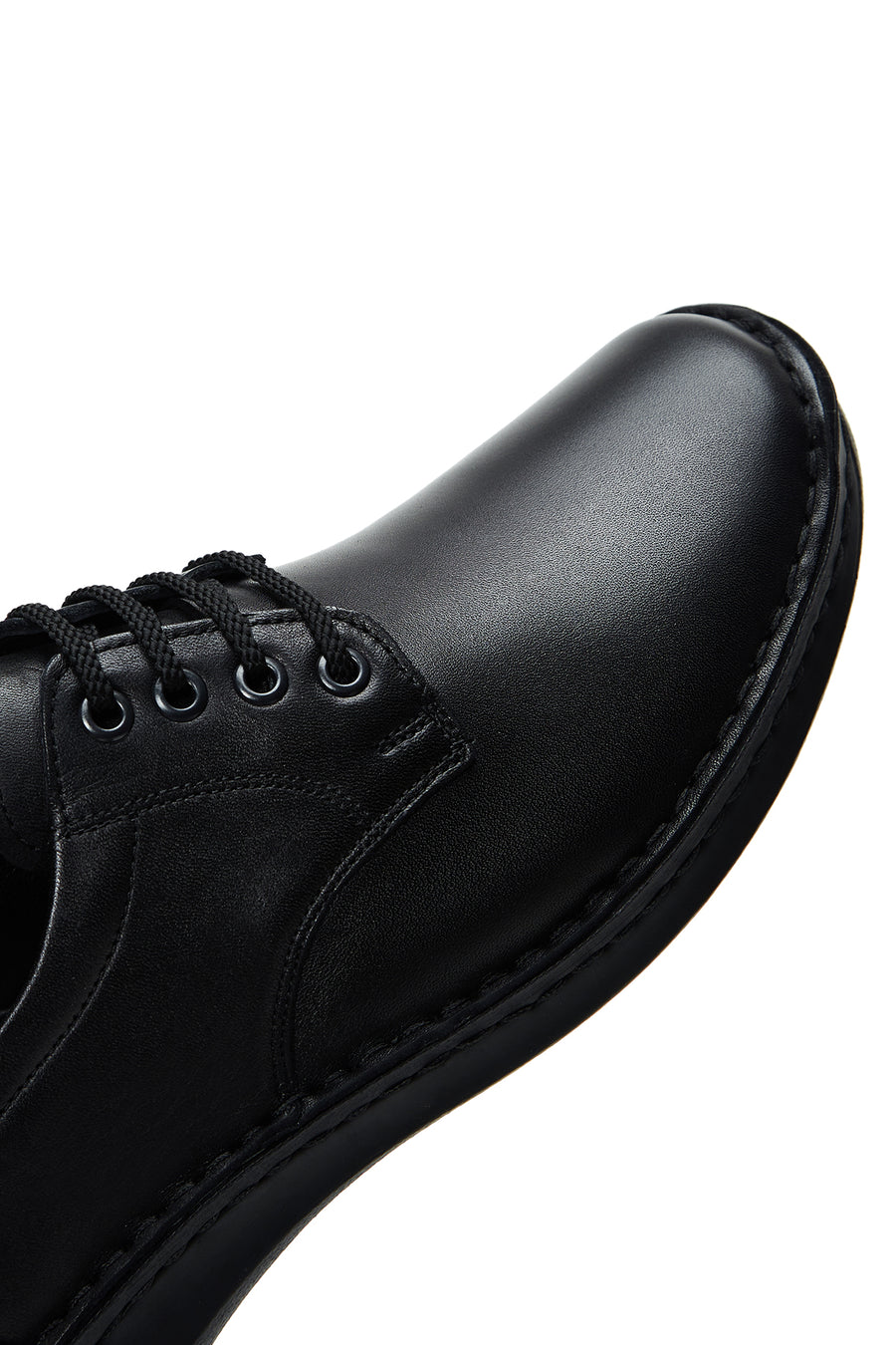 Men's Black Leather Casual Shoes