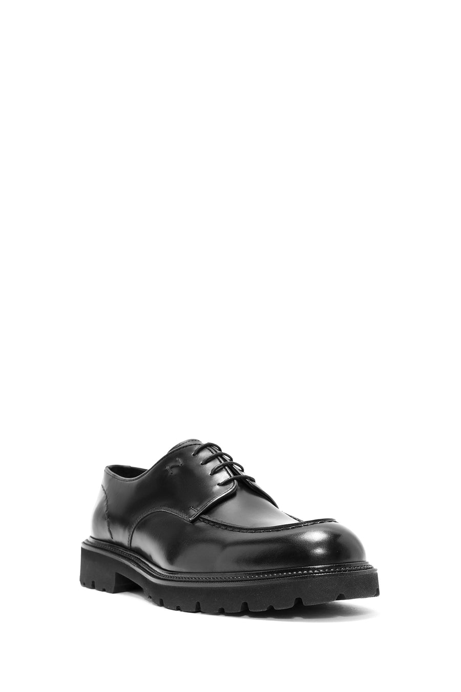 Men's Black Leather Casual Shoes