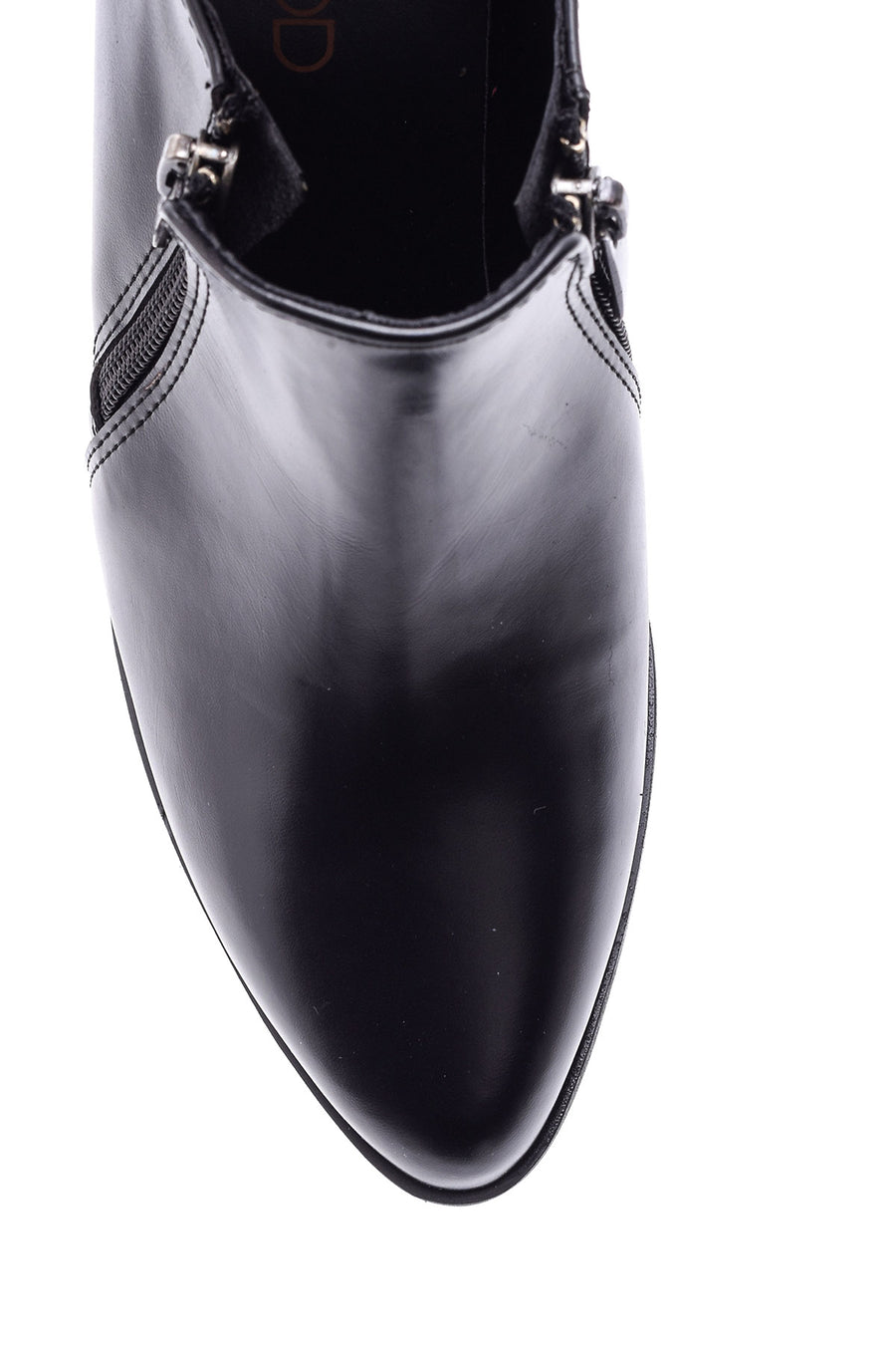 Women's Zipper Heeled Bootie