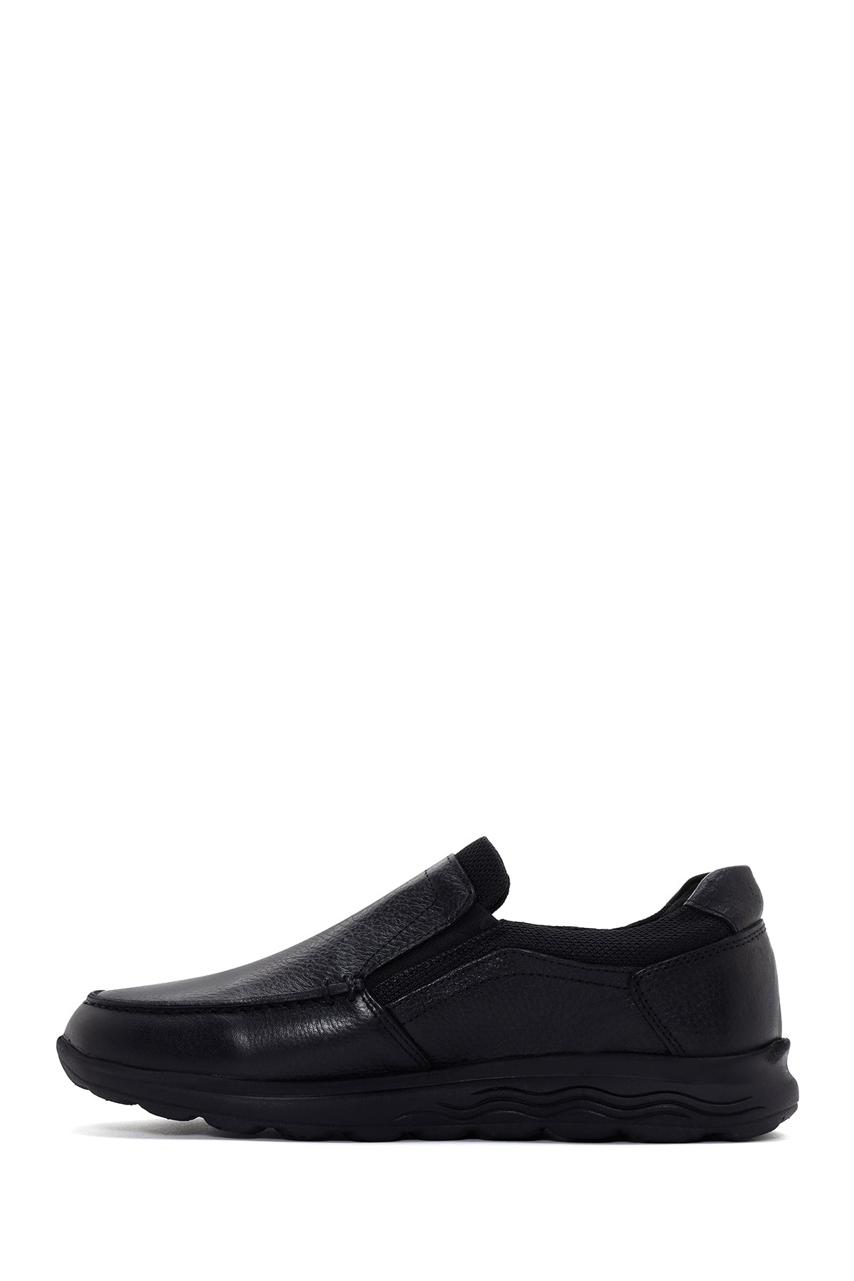 Erkek Siyah Deri Comfort Casual Loafer