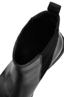 Men's Black Leather Casual Chelsea Boots | Derimod