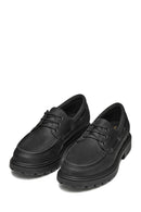 Geox Men Black U Spherica Ec7 B - Pull Up Lea Lace-Up Suede Leather Casual Shoe | Derimod