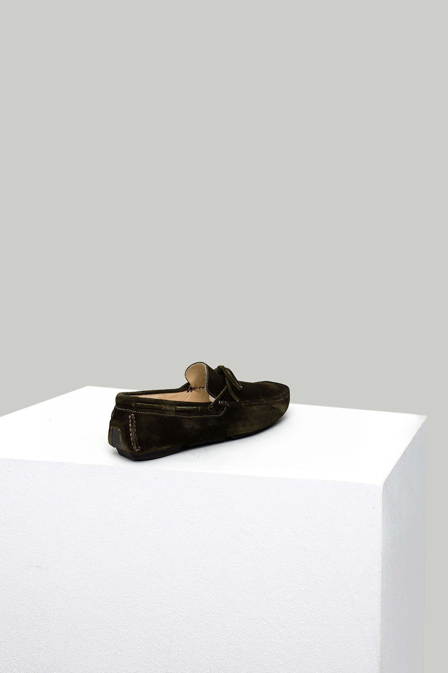 Men's Green Suede Leather Shoes