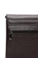 Men's Brown Leather Messenger Bag | Derimod