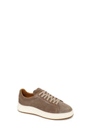 Male Beige Lace-Up Thick-Soled Suede Leather Sneaker | Derimod