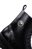 Harley Davidson Men's Black Asrid Exc Leather Boots | Derimod