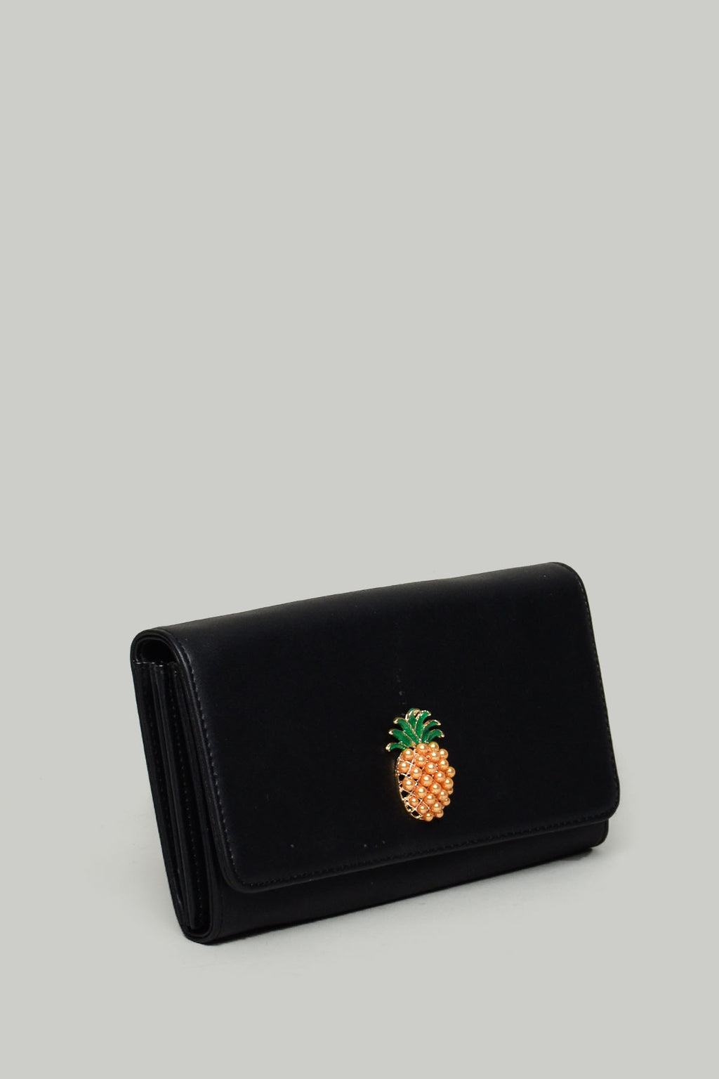 Ananas Detaylı Saten Kadın Çanta