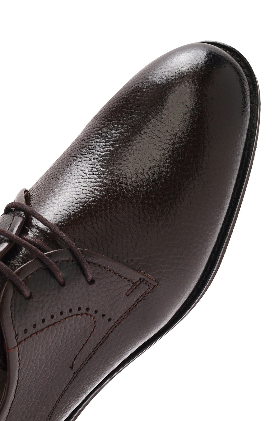 Men's Brown Laced Leather Classic Shoes