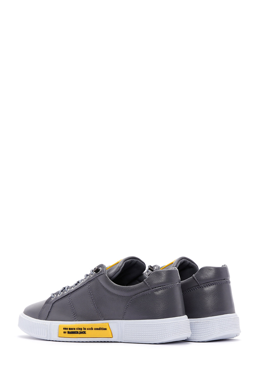 Hammer Jack Erkek Grı Toscana Deri Sneaker