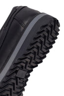 Erkek Siyah Bağcıklı Kalın Tabanlı Deri Casual Ayakkabı | Derimod