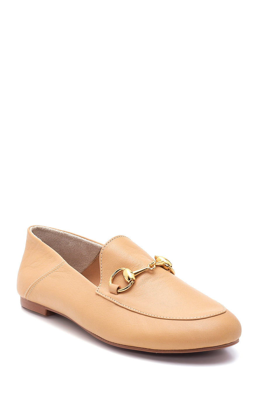 Women's Leather Buckle Loafer