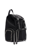 Women's Black Fabric Backpack | Derimod