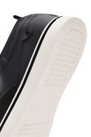 Erkek Siyah Bağcıklı Kumaş Sneaker | Derimod