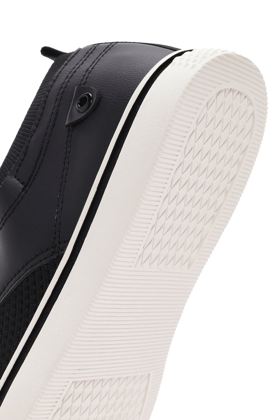 Erkek Siyah Bağcıklı Kumaş Sneaker