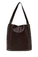 Woman Brown Printed Shoulder Bag | Derimod