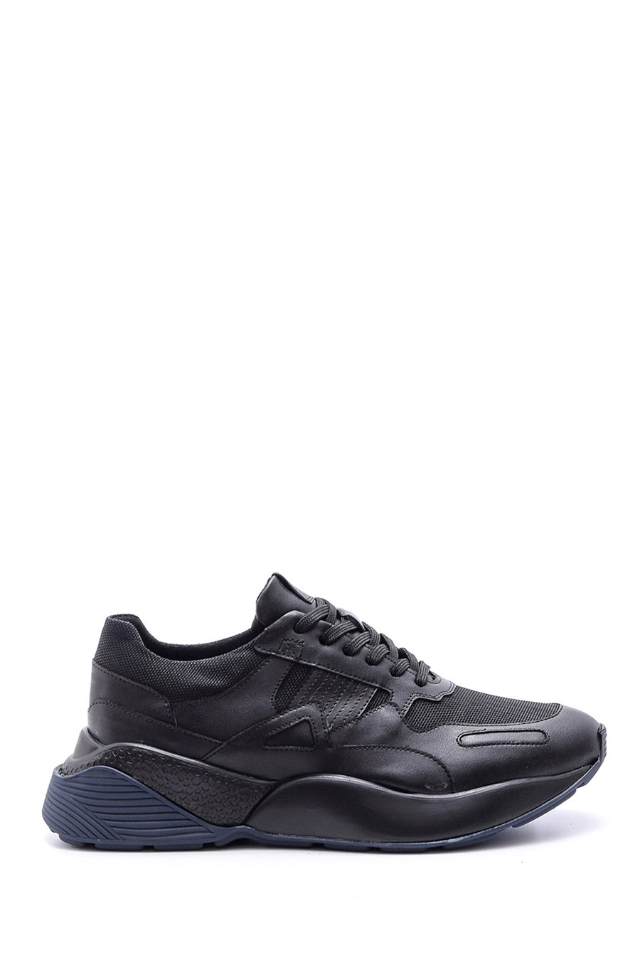 Men's High-Sole Leather Sneaker 19WFD305514 | Derimod