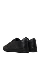 Male Black Lace-up Leather Casual Sneaker | Derimod