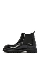 Men's Black Leather Boots | Derimod