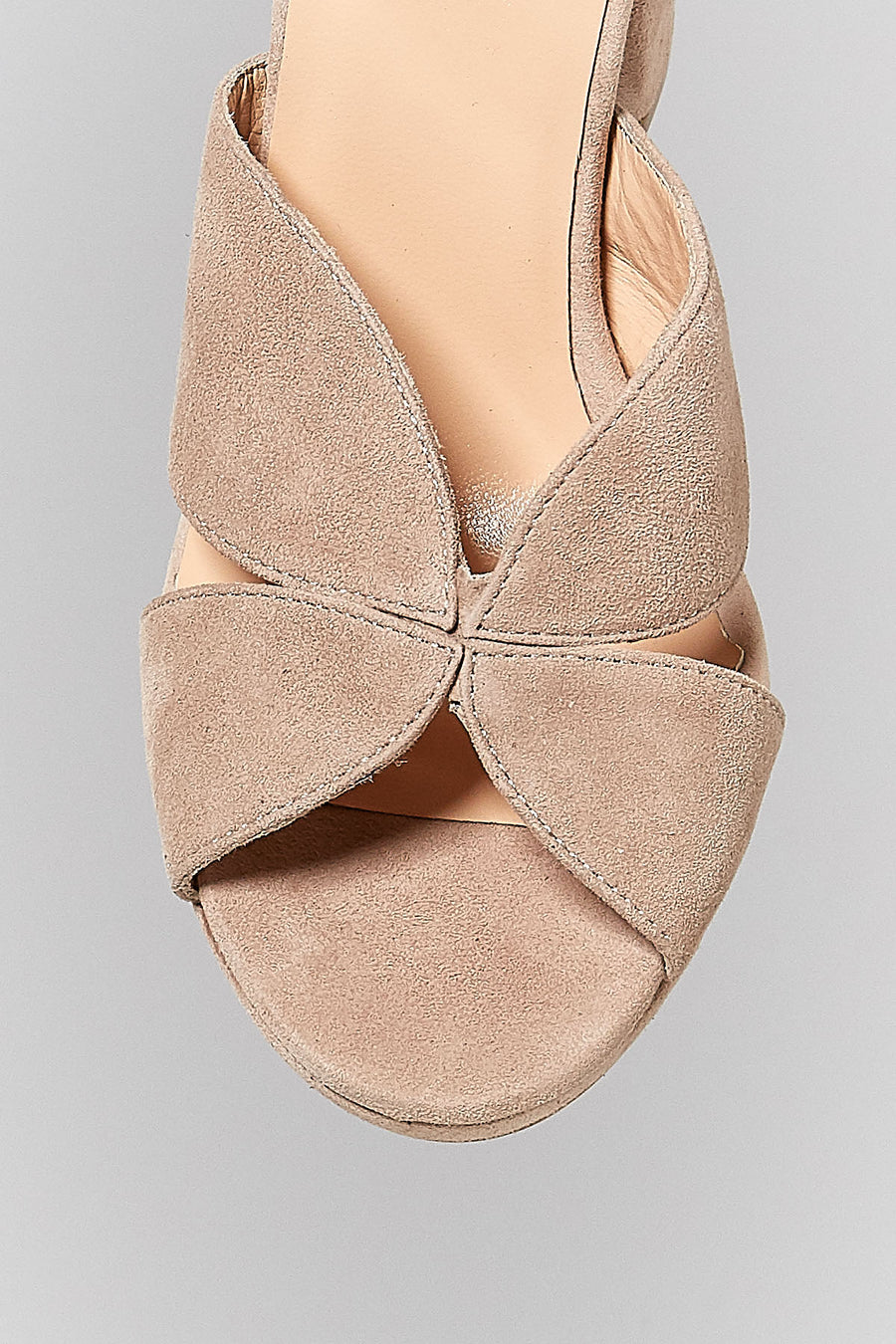 Women's Camel Leather Sandals