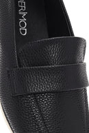 Women's Black Masculine Loafer | Derimod