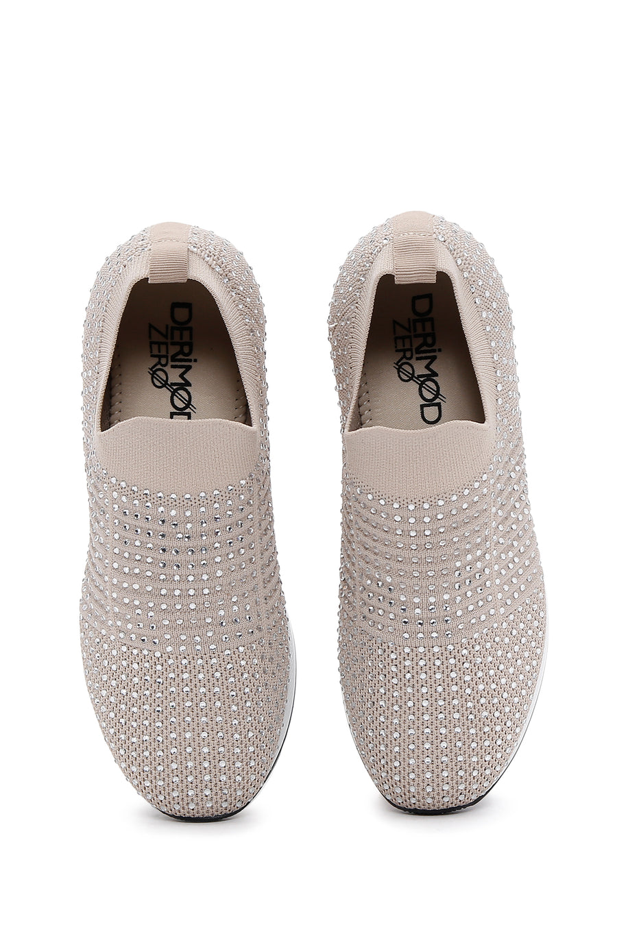Derimod Zero Women's Beige Thick Soled Stone Sneaker
