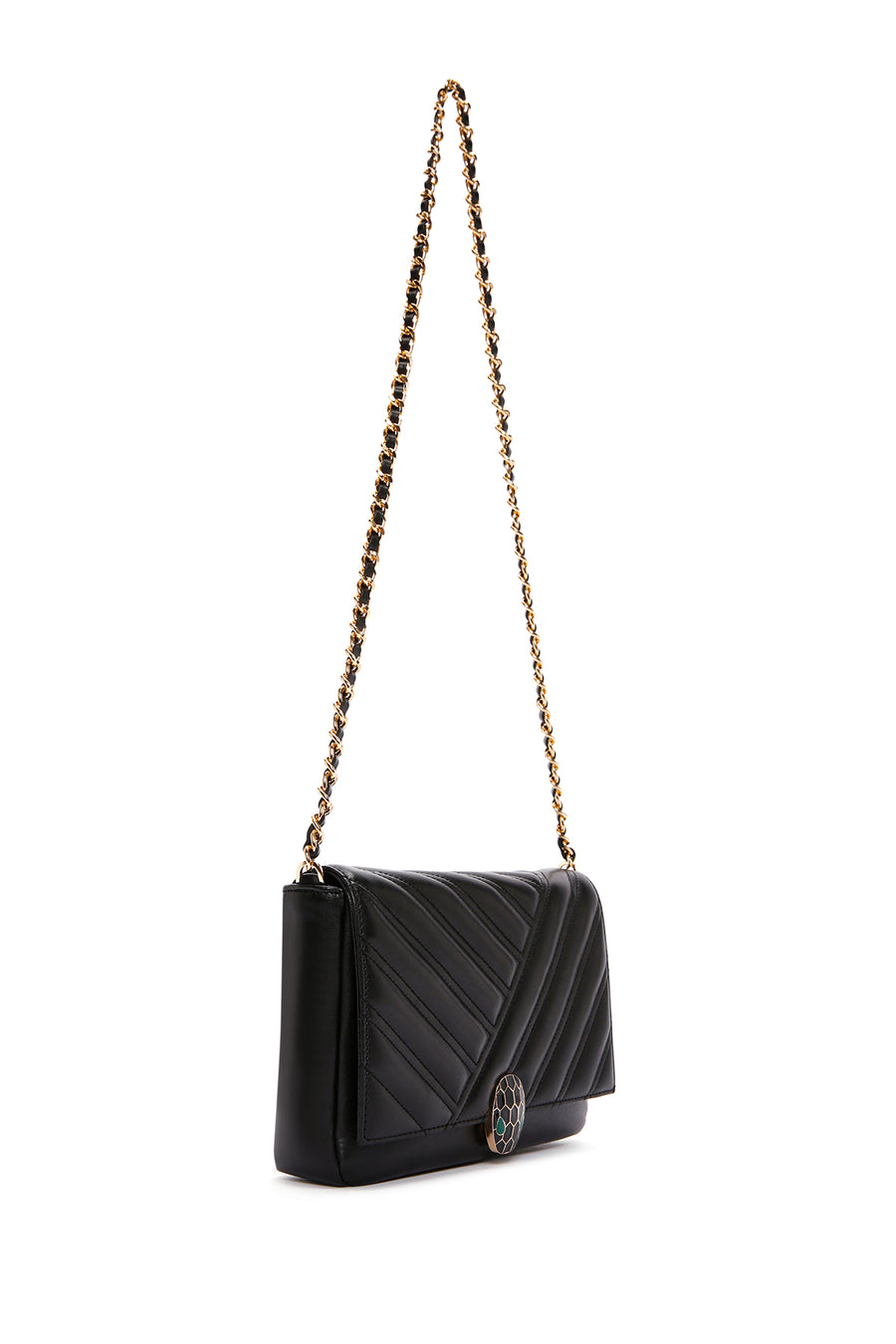 Women's Black Long Strap Shoulder Bag