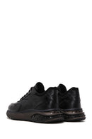 Men's Black Leather Sneaker | Derimod