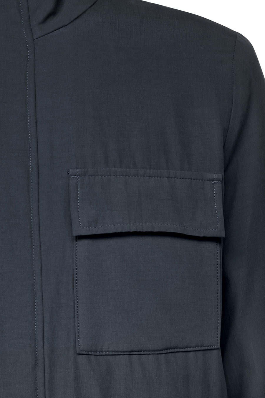 Geox Men's Navy Blue Rieti Zippered Jacket