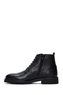 Men's Black Leather Classic Boots | Derimod