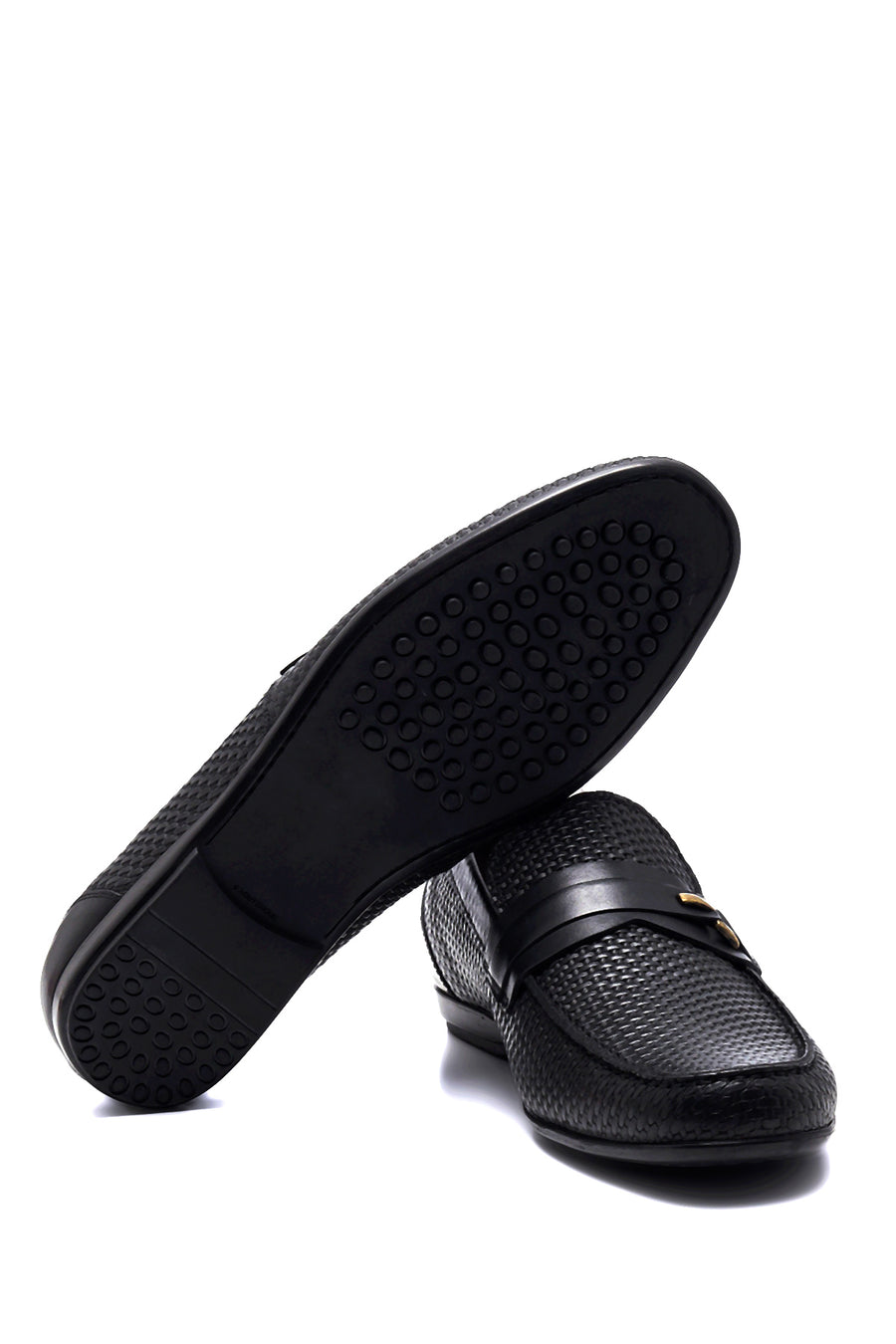 Erkek Deri Baskılı Loafer