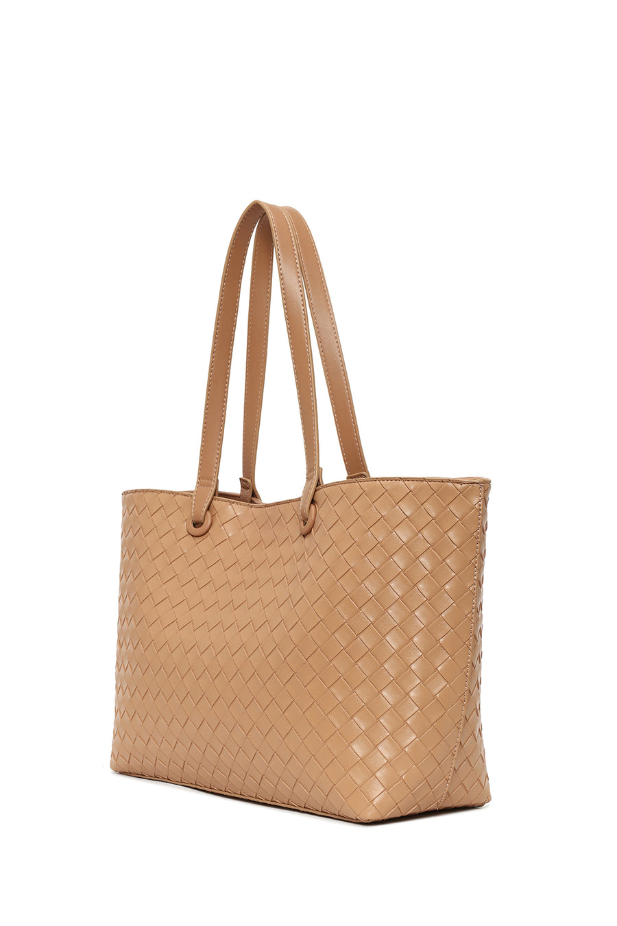 Woman Beige Printed Shoulder Bag