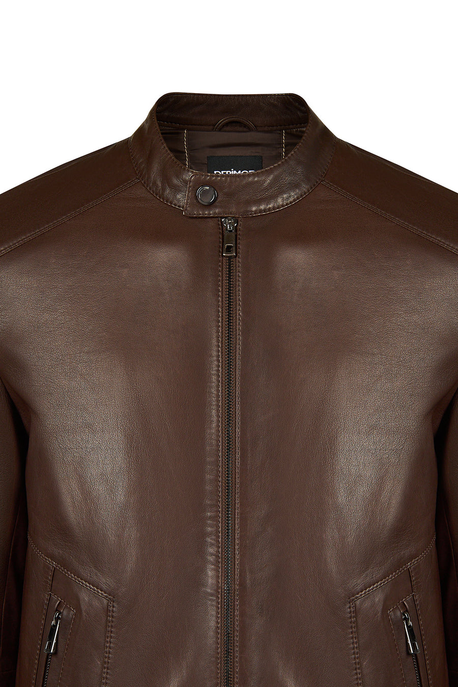 Insignia Male Brown Leather Jacket