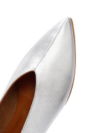 Women's Silver Leather Shoes | Derimod