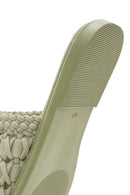 Women's Green Knitted Slippers | Derimod