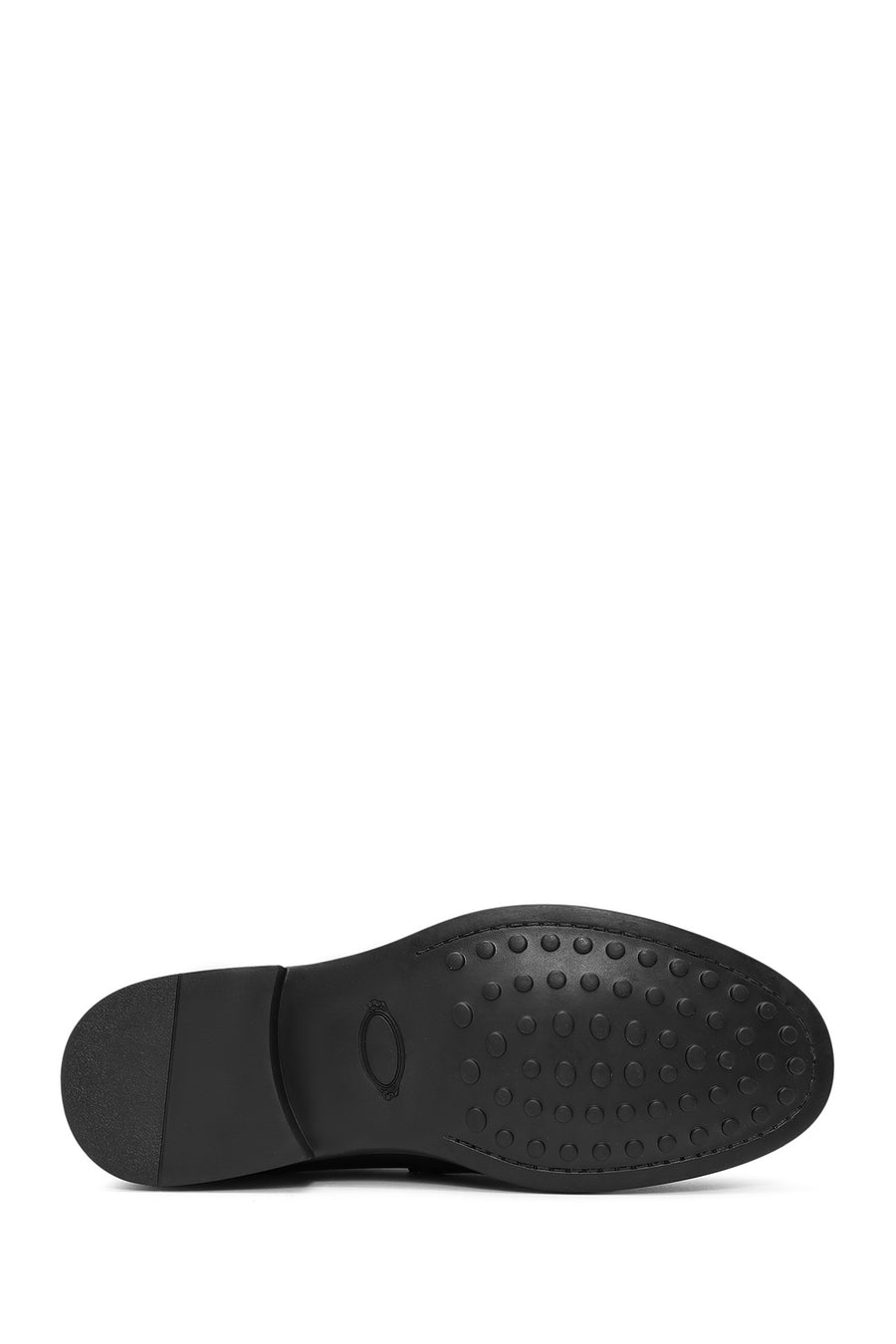 Men's Black Leather Casual Loafer