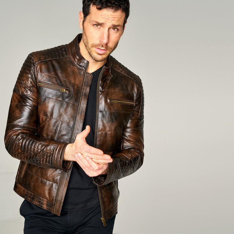 Wilkins Men's Leather Jacket